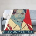 thumbnail image 2 of Brendan Fraser Blanket Super Soft Lightweight Fleece Thermal Blanket All Season for Bed Couch Living Room Air Conditioning Blanket, 2 of 7