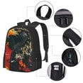 thumbnail image 4 of Daiia Ink Style Bald Eagle Backpack for Men and Women -Durable Backpack Large Capacity, Water-Resistant Bag with Adjustable Straps and Laptop Compartment, 4 of 9