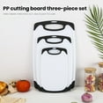thumbnail image 2 of Kripyery 3 Pcs Chopping Board Non-slip Reversible BPA Free Easy to Clean Multipurpose Cutting Boards Home Supplies, 2 of 8