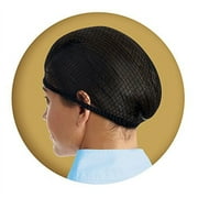 Ovation Deluxe Hair Net Pack of 2, Black, One Size