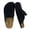Black, variant on Fondu Genuine Leather Clogs for Women, Comfortable Slip On Womens Mules with Penny Strap Accent and Memory Foam Footbed