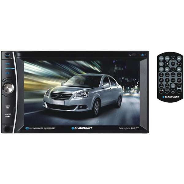 Blaupunkta Memphis 440 Bt 6 2 Double Din In Dash Dvd Receiver With A Walmart Com Walmart Com
