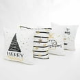 thumbnail image 3 of destyer Christmas Snowflake Letter Tree Pattern Soft Home Car Office Square Pillowcase Cover Case Pillowslip 45x45cm, 3 of 7