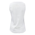 thumbnail image 5 of Daznico Débardeur Côtelé Sans Manches à Encolure Dégagée pour Femmes, Chemise Basique Ajustée, Taille 2TG, 5 of 5
