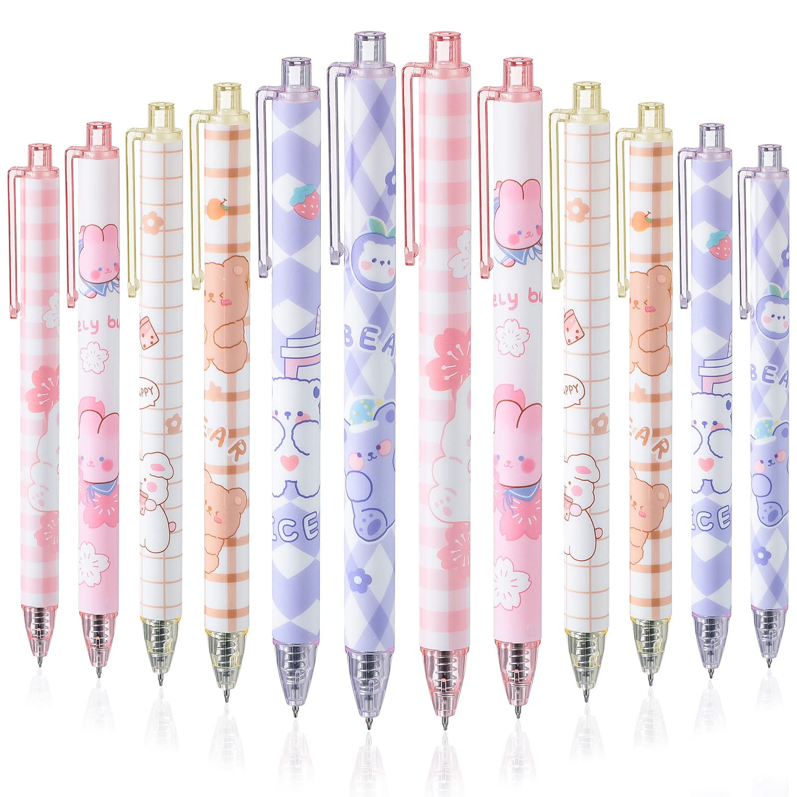 Jbhelth Colorful Cute Candy Balls Ballpoint Pen Stationery Kawaii Lovely  Colorful Gel Pens New 