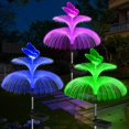 thumbnail image 1 of Luces solares para jardín Weepong de 74 cm, impermeables, de 7 colores, paquete de 3, 1 of 7