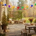 thumbnail image 2 of Hofert LED Globe Indoor Outdoor Patio Light Set - Multicolor - 4' White Wire - 20ct, 2 of 3