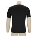 thumbnail image 6 of USNSM (M-5XL) Men's T Shirts Oversized Short Sleeves Loose Comfort Breathable Solid Streetwear Tee Crew Neck Cotton Tops Black XXXXXL, 6 of 8