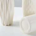 thumbnail image 5 of Plastic Vases for Flowers Shatterproof Vase Imitation Ceramic Flower Pot Plastic Vases for Decoration Milky White Home Decor Plastic Vases Bulk Plastic Vase, 5 of 7