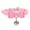 Pink, variant on Dog Collar Pet Buckle Dog Chain Cute Pet Peach Heart Dog Collar Rope Dogs Cats Collar For Pets Accessories XS