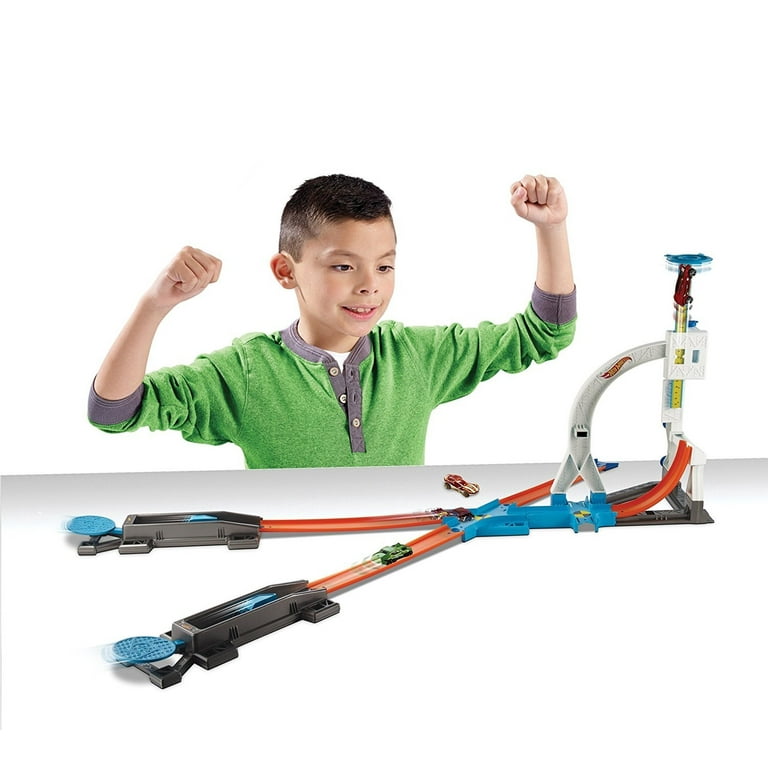 Hot wheels track builder hot sale system stunt kit playset