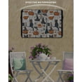 thumbnail image 6 of Outdoor TV Cover 40 to 43 Inch Weatherproof, Vintage Halloween Pattern Waterproof TV Screen Protector for Outside Decor with Zipper and Pocket 40"L x 25"H , Pumpkin Witch Hat Black Cat, 6 of 7