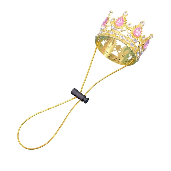 Pet Headband, Adjustable Dog Cat Princess , Rhinestone Pet Headwear for Small Dogs Cats Puppy Kitten, Pet Birthday Party Accessory (Size/Style as Pictured)