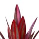 thumbnail image 2 of FLhrweasw Estatua Planta Arte Patio Hierro Decoraciones Jardín Agave Estacas para Del (rojo 27CM), 2 of 7