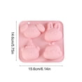 thumbnail image 3 of Aparatos de cocina, Accesorios de cocina, Utensilios de cocina, Herramientas de cocina Herramientas para hornear Moldes de chocolate Moldes para hornear conejito de Pascua Herramientas de cocina Molde, 3 of 6