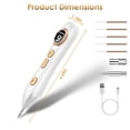thumbnail image 2 of Imountek Portable Skin Care Beauty Pen with LED Light, 9 Adjustable Intensity Levels for Common Warts Mole Skin Tags Gift for Girl Women, 2 of 11