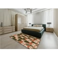 thumbnail image 4 of Ahgly Company Indoor Square Patterned Dark Bronze Brown Area Rugs, 5' Square, 4 of 6