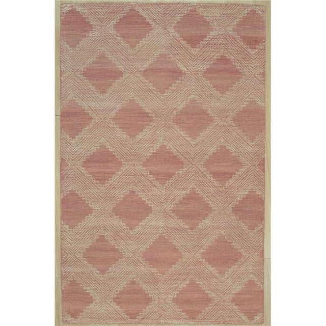 EORC T182PK5X8 5 x 8 ft. Spring 2020 Contemporary Wool Area Rug, Pink