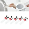 thumbnail image 4 of Toilet  Handle Set, Avoid Touching White Toilet  Cover Raise Lifters  For Hygiene, 4 of 8