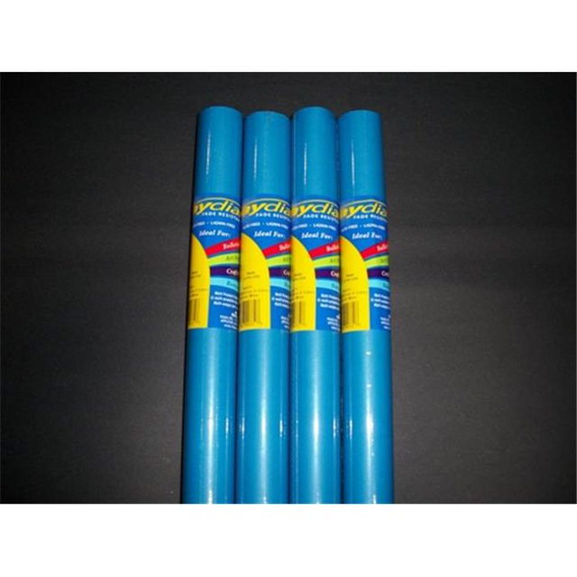 80073 RiteCo Raydiant RiteCo Raydiant Rouleaux d'Art Résistants à la Décoloration Bleu Moyen 48 Po X 12 Pi 4 Paquets