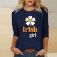 thumbnail image 1 of TaTaai Women St. Patrick's Day Printed 3/4 Sleeve Round Neck Tops Casual Loose Fashion Blouses Soft Stretchy Breathable Daily Holiday Party Wear Gift, 1 of 4