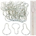 thumbnail image 1 of 50 Crochets de Rideau de Douche Chaîne Tri Organisation Vitrines, 1 of 3