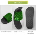 thumbnail image 7 of GZHJMY Stylish Slides for Women Men, St Patrick's Day Shamrock Soft Flexible Slip-on Sandals Slippers, 7 of 7