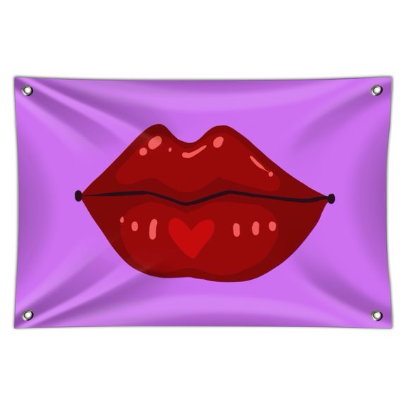 Juicy Luscious Lips Home Business Office Sign
