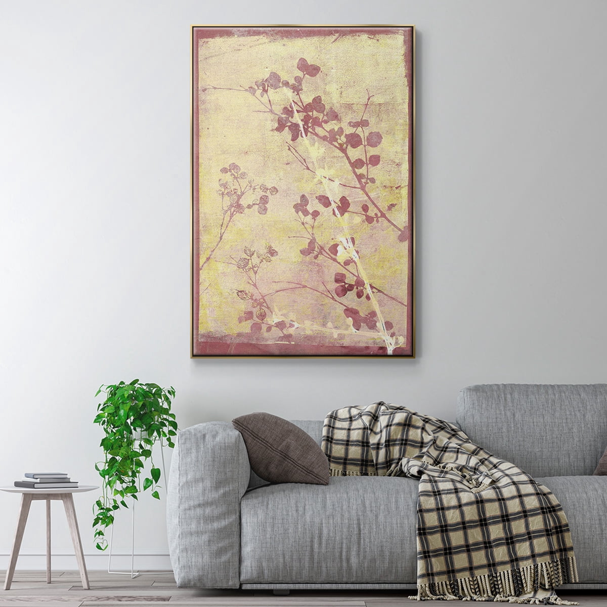 Boundless V Framed Premium Gallery Wrapped Canvas - Ready to Hang - 27 x 41 - Gold Floating Frame
