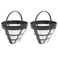 thumbnail image 1 of 2Pack No.4 Reusable Coffee Maker Basket Filter for Ninja Filters, Fit Most 8-12 Cup Basket Drip Coffee Machine, 1 of 6