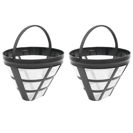

2Pack No.4 Reusable Coffee Maker Basket Filter for Ninja Filters Fit Most 8-12 Cup Basket Drip Coffee Machine