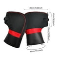 thumbnail image 4 of Motorcycle Handlebar Muffs Gloves Windproof Waterproof Mitts Snowmobile Scooter ATV Motorbike Handle Grip Gloves Cold Weather Thermal Gloves E-bike Cycling Gloves Universal Winter Hands Warmer Gloves, 4 of 8