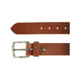 thumbnail image 2 of CTM  Leather Bridle Belt with Removable Buckle (Men), 2 of 4