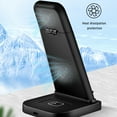 thumbnail image 6 of Up to 50% off Clearance, InsCrazy Wireless Charger, Wireless Charging Station 3 in 1 Charging Station for Multiple Devices 15W Wireless Charger Stand IOS Android, 6 of 7