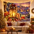 thumbnail image 3 of Pink Ornaments and Wrapped Presents Tapestry, 3 of 7