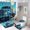 Color-1, variant on Offroad Mountain Sunset Drive Shower Curtain Waterproof Bathroom Curtain Anti-slip Bath Mat Set Toilet Rugs Carpet