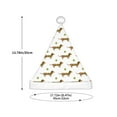 thumbnail image 3 of Haiem Dachshund Going To Play Tennis Pattern Santa Hat Confortable Velvet Christmas Hat for Christmas Party Favors Fit for Adults and Kids, 3 of 6
