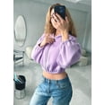 thumbnail image 6 of Cloud Cropped Hoodie (XL, Blue), 6 of 6
