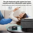 thumbnail image 4 of Receptor de Audio Bluetooth 6.0 de 3,5 mm con Entrada AUX A 2 RAC USB-C, Adaptador de Audio Estéreo Inalámbrico para PC, TV, Coche, Altavoz y Amplificador., 4 of 5