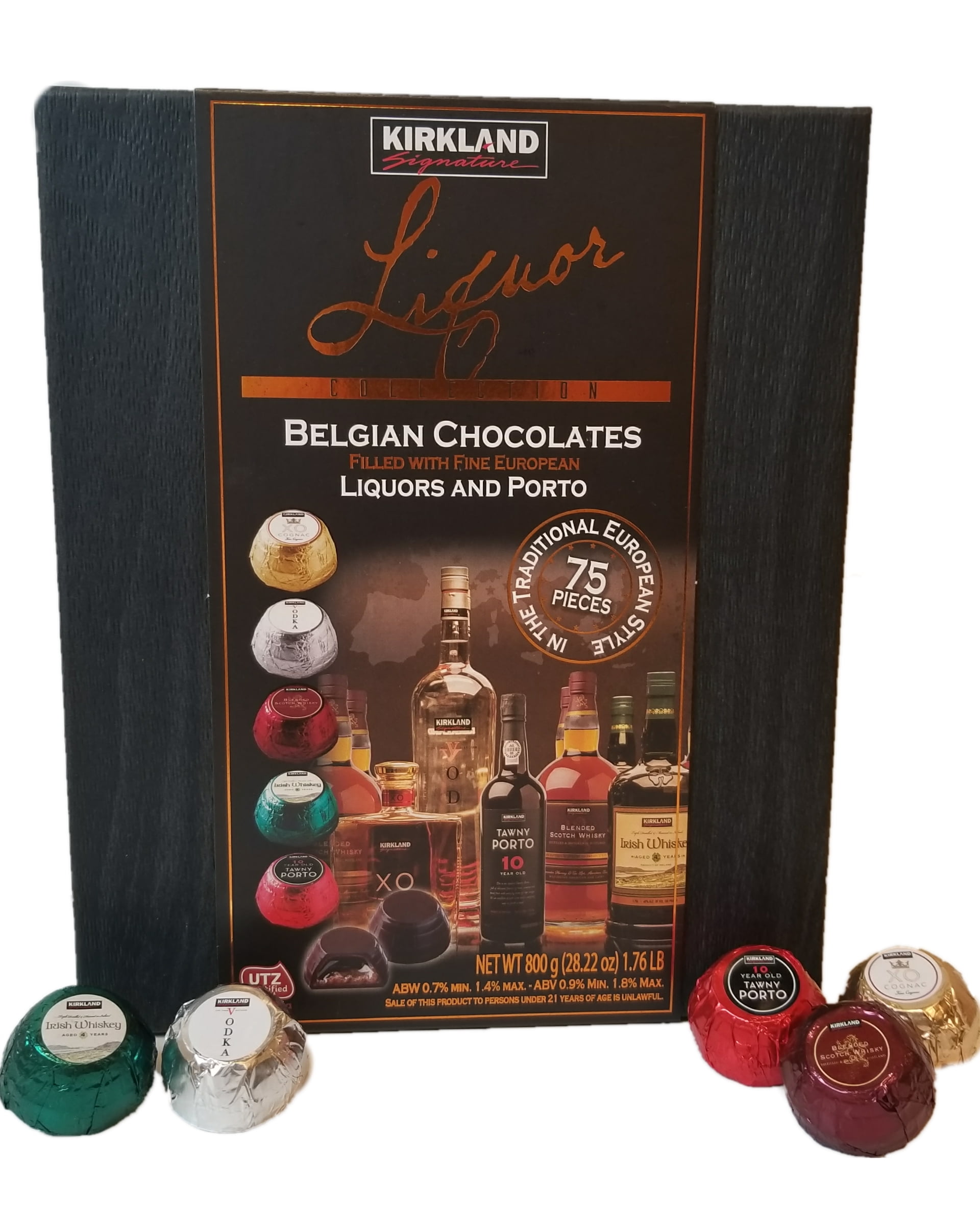 Kirkland Signature Belgian Chocolates Filled With Fine European Liquor