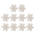 thumbnail image 2 of Adornos navideños de madera, estilo elegante, ligero, duradero, forma de copo de nieve, atractivos suministros decorativos para el hogar, estilo 1, 2 of 14