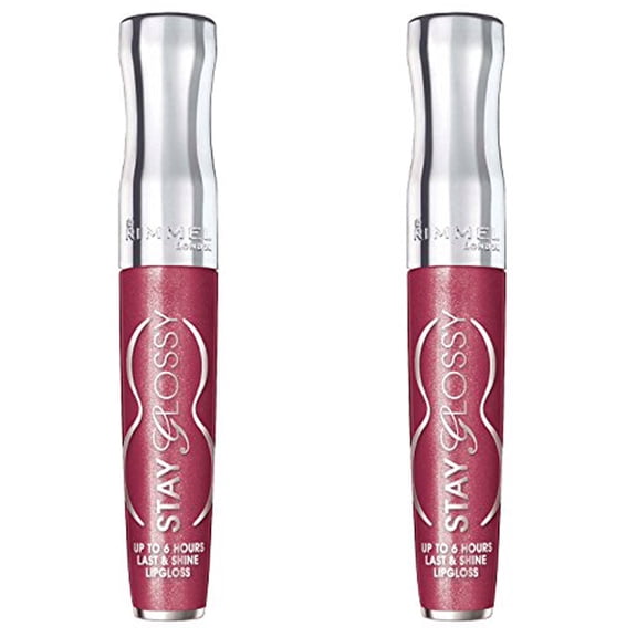 Pack of (2) Rimmel Stay Glossy Rim Oh My Gloss! Lip Gloss, Captivate Me!, 0.18 Fluid Ounce