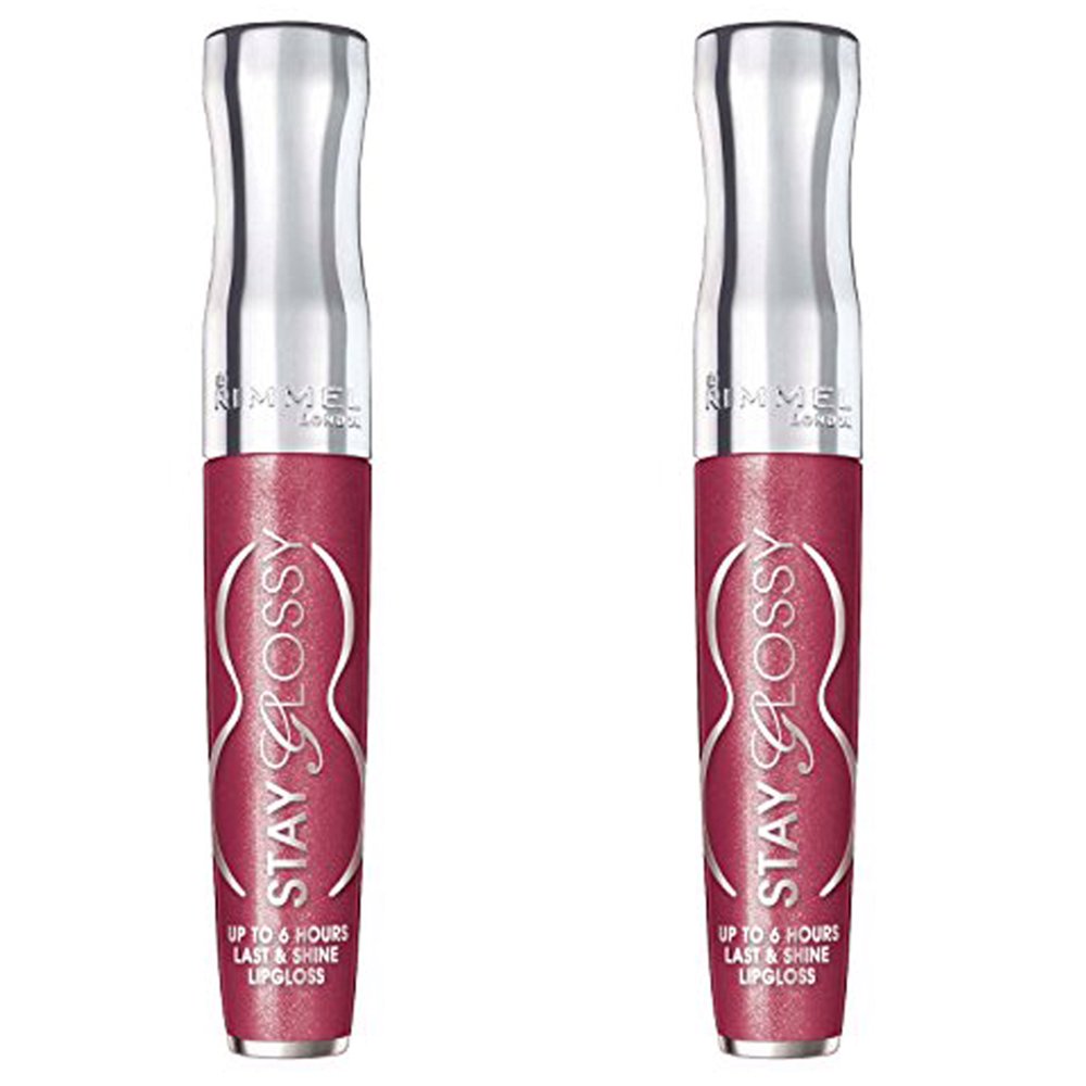 Pack of (2) Rimmel Stay Glossy Rim Oh My Gloss! Lip Gloss, Captivate Me