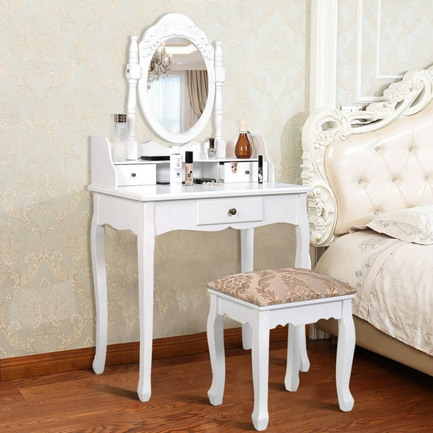 Mirrored stool deals
