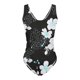 thumbnail image 5 of Impresión de Verano de Bikini de Corte Alto de Mujer con Cojín de Pecho sin Soporte de Acero, Traje de Baño de Bikini de Correa sin Espalda Sexy, 5 of 6