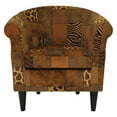 thumbnail image 3 of Fox Hill Trading Nikole Club Chair,  Safari Patchwork Print, 3 of 6