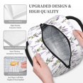thumbnail image 3 of Easygdp Lavender Flowers Bolsa de Almuerzo Insulada Grande, Forro de Aluminio, Diseño Espacioso, a Prueba de Fugas, Ideal para Trabajo, Picnics, Viajes y Actividades al Aire Libre, 3 of 6