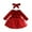 Red, variant on Utlike Girls Dresses Infant Long Sleeve Bowknot Princess Dress With Headbands Set Girl Comfort Fit Sundress For Everyday Wear Size 6 Months-12 Months