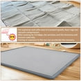 thumbnail image 6 of Baby Play Mat for Floor - 1.4" Thick Memory Foam Rug, 80"x80" Playpen Tummy Time Mat, Soft Velvet Nursery Rug, Large Padded Crawling Mat, Cushioned Pads for Playroom Toddlers, Infants, Yoga, Tatami, 6 of 7