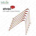 thumbnail image 3 of SoulGenie qSwipe Lite Copper Tongue Cleaners - Relief from Bad Breath - Oral Hygiene (Set of 6), 3 of 7